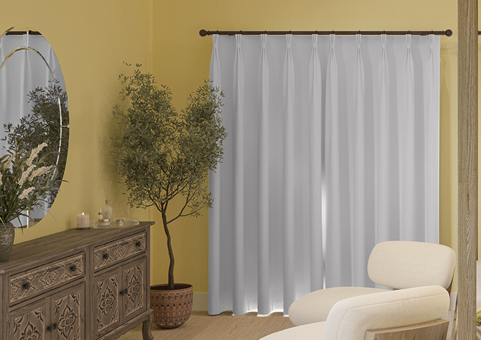 Atina (Blackout), Bright White - Made to Measure Curtains - Image 7